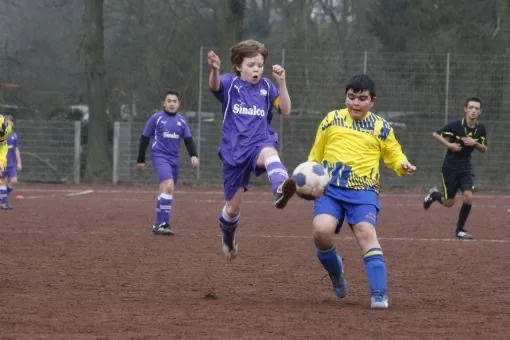Mert Caliskan as a child playing football