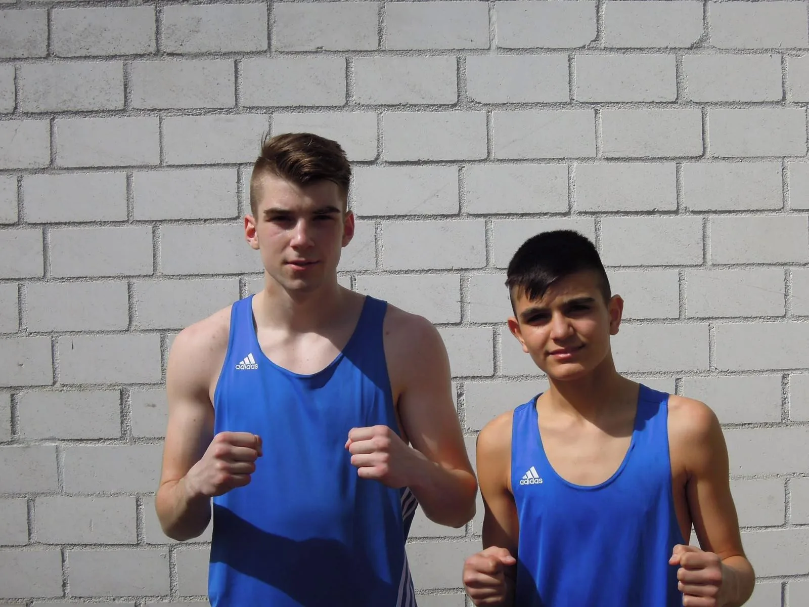 Mert Caliskan (right) in competition jersey, 2014