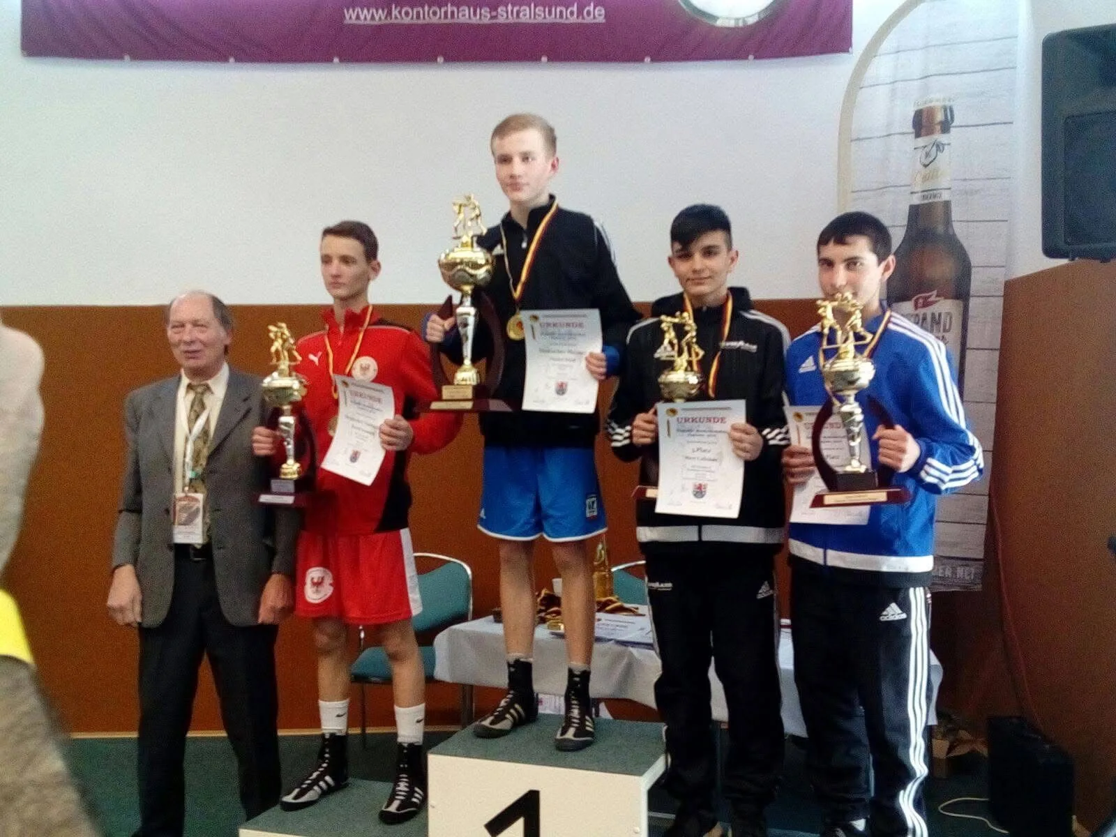 Mert Caliskan wins his first medal at the German Championship in 2016